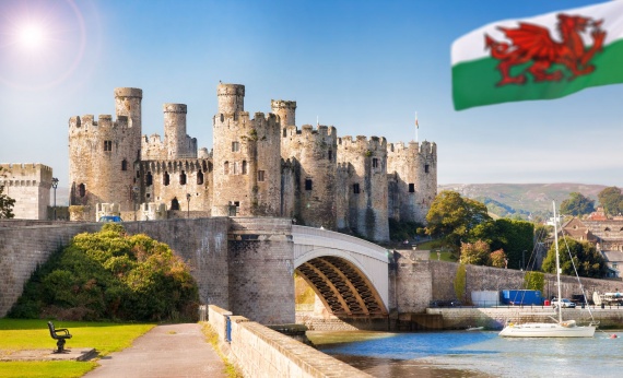 Wales Conwy Castle